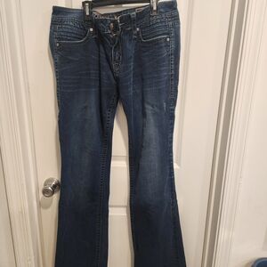 Rock Revival Women's Dark Blue Boot Cut Jeans